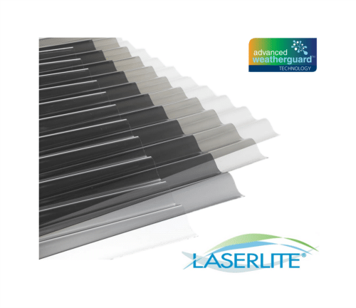 Laserlite 2000 Corrugated Polycarbonate Sheet Supreme Plastic Roofing LTD