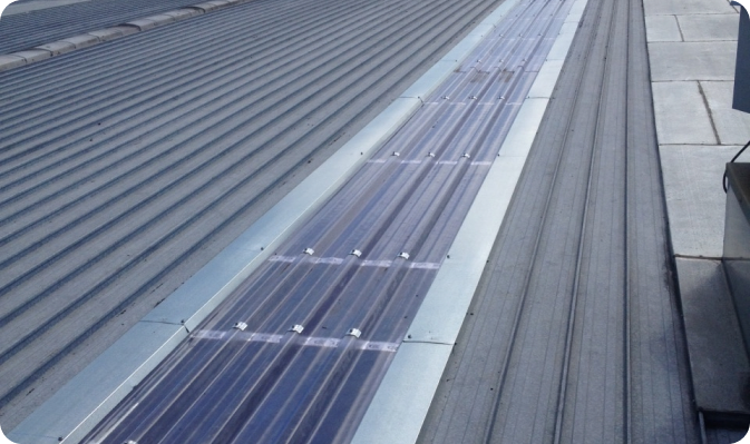 Where Topglass fibreglass roofing is used