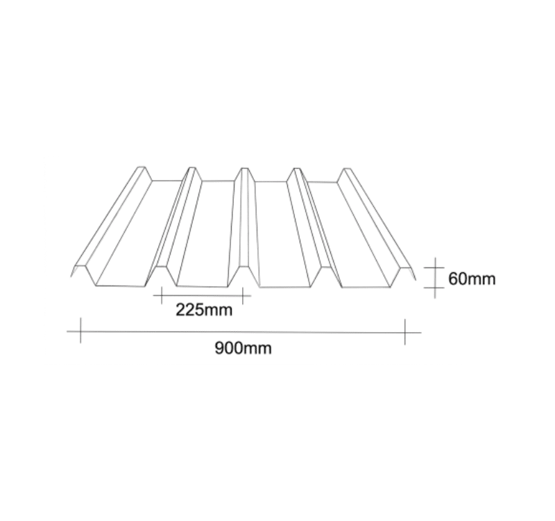 Fibreglass Ribspan 900