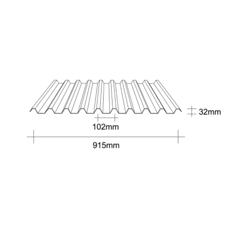 Fibreglass Alsynite Rib