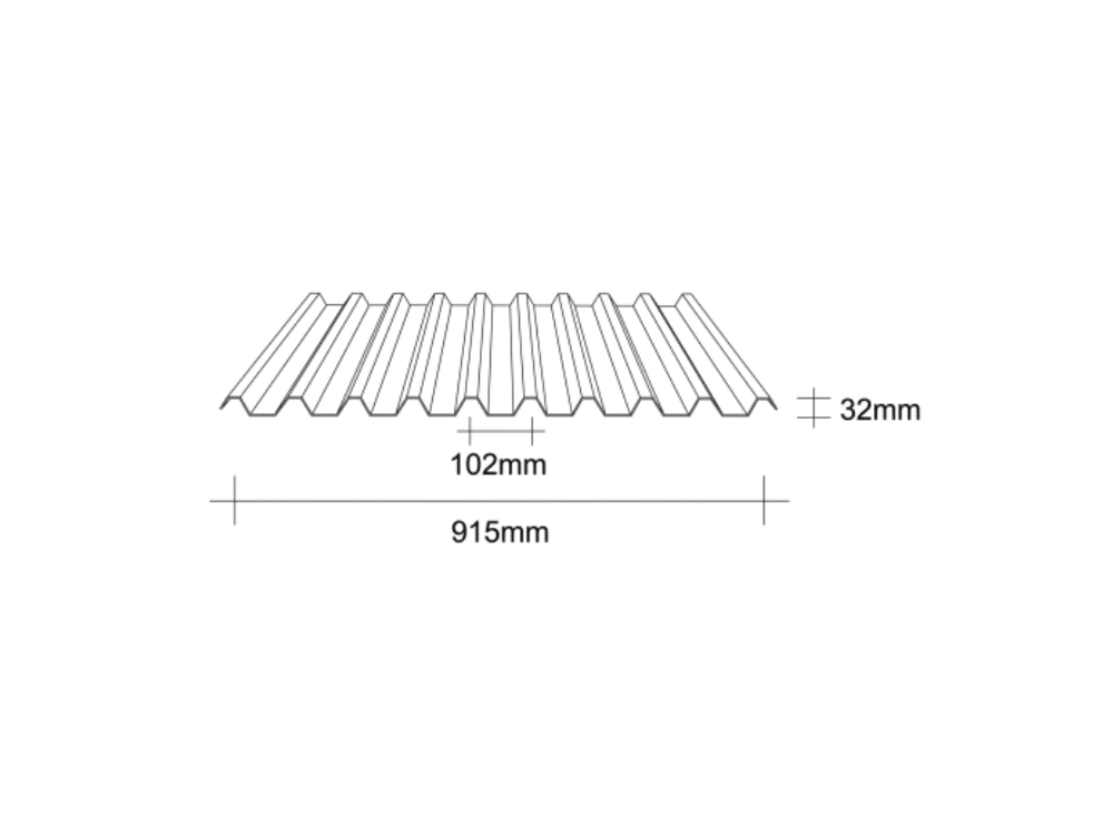 Fibreglass Alsynite Rib