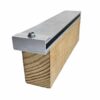 Supreme Plastic Roofing Aluminium 2 Piece Joiner On Timber Rafter with end cap